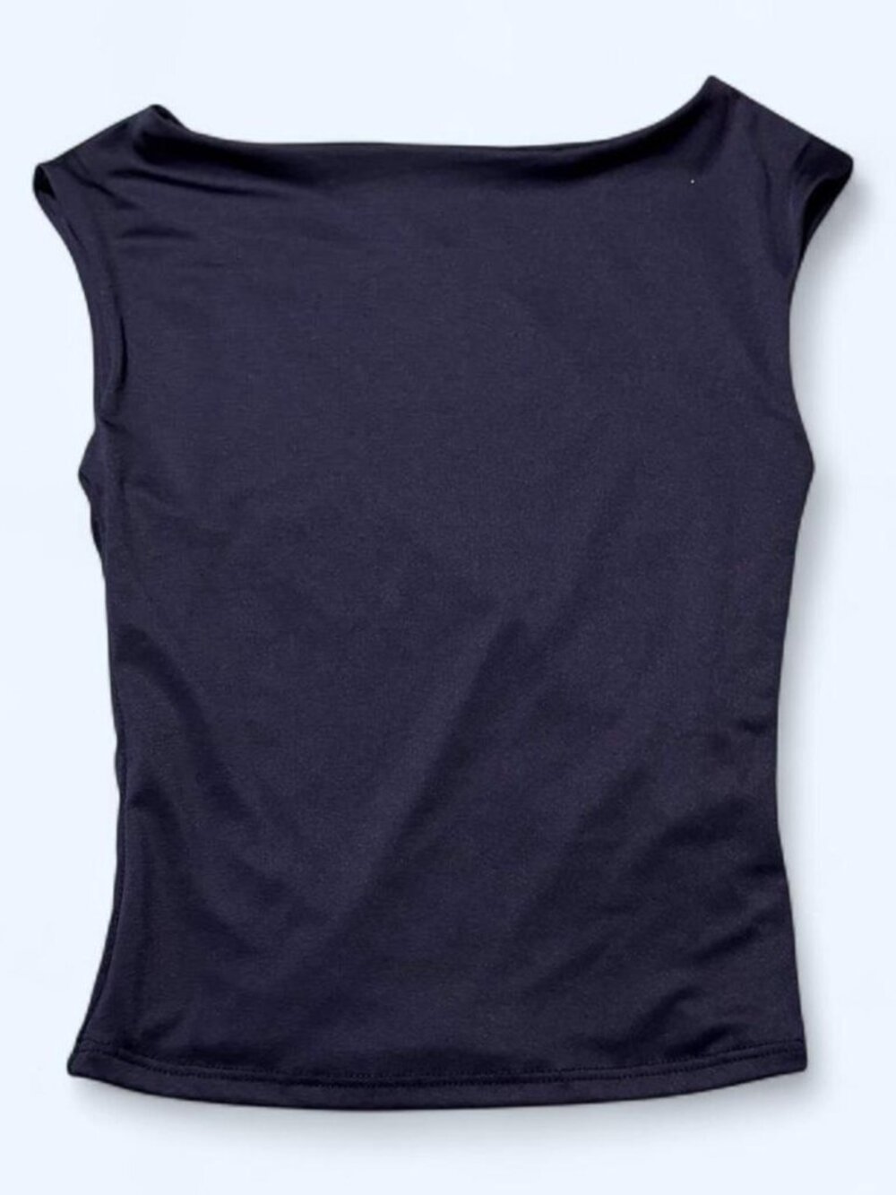 Classy navy boat neck tank top - Size XS